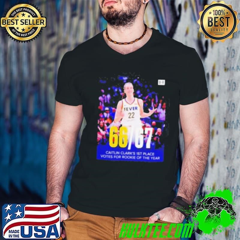 Caitlin Clark’s 1st place votes for rookie of the year shirt
