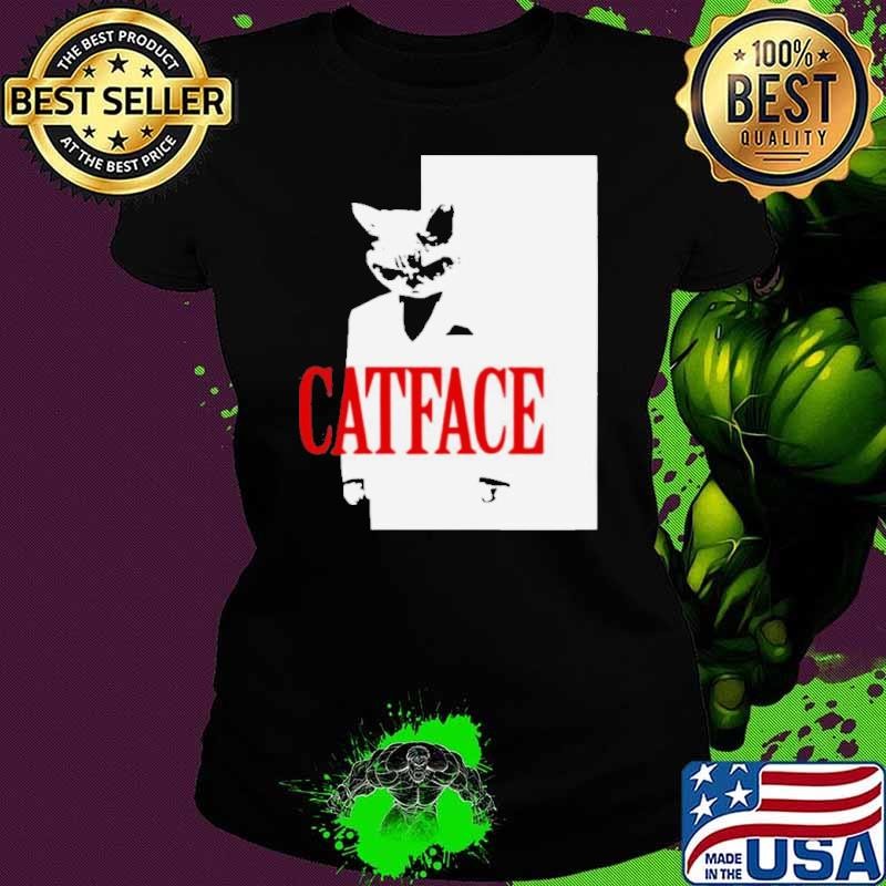 Cat Face Ladies tee