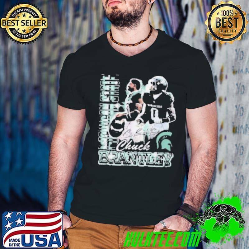 Charles Brantley Michigan State 90s graphic signature t shirt