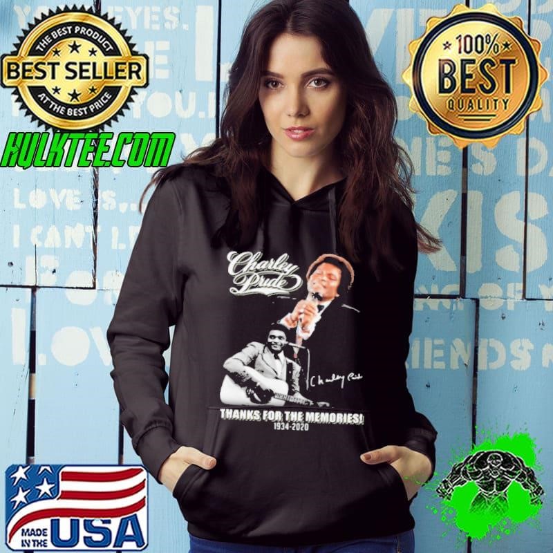 Charley Pride thanks for the memories 1934 2020 signature Hoodie