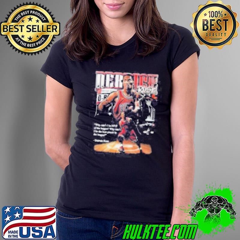 Chicago Bears Khalil Herbert Wear Derrick Rose Why Can’t Be MVP Ladies Tee