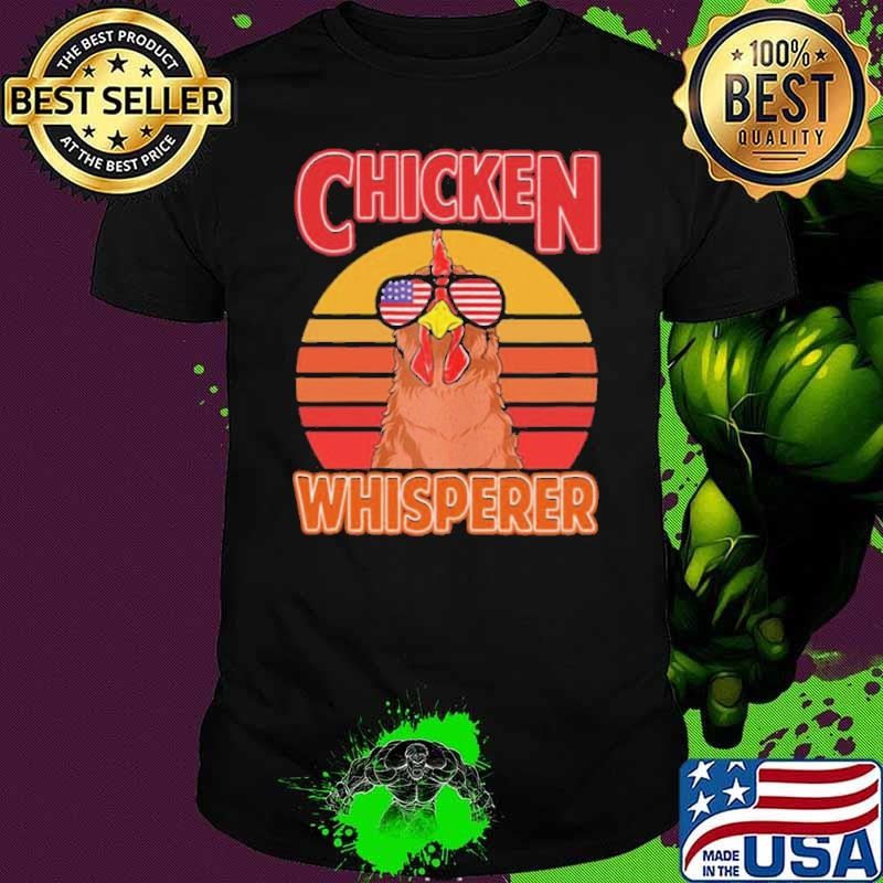 Chicken whisperer vintage sunset shirt
