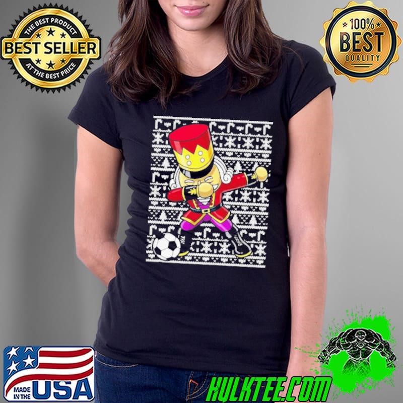 Christmas Dabbing Nutcracker Soccer shirt
