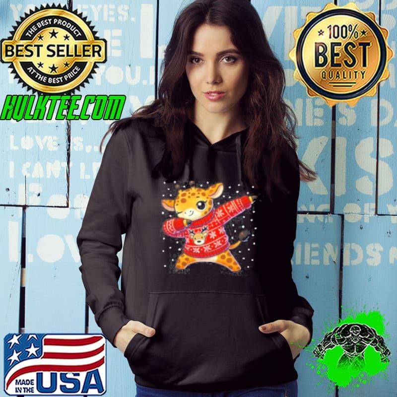Christmas Giraffe Lover Funny Giraffe Ugly Christmas Shirt