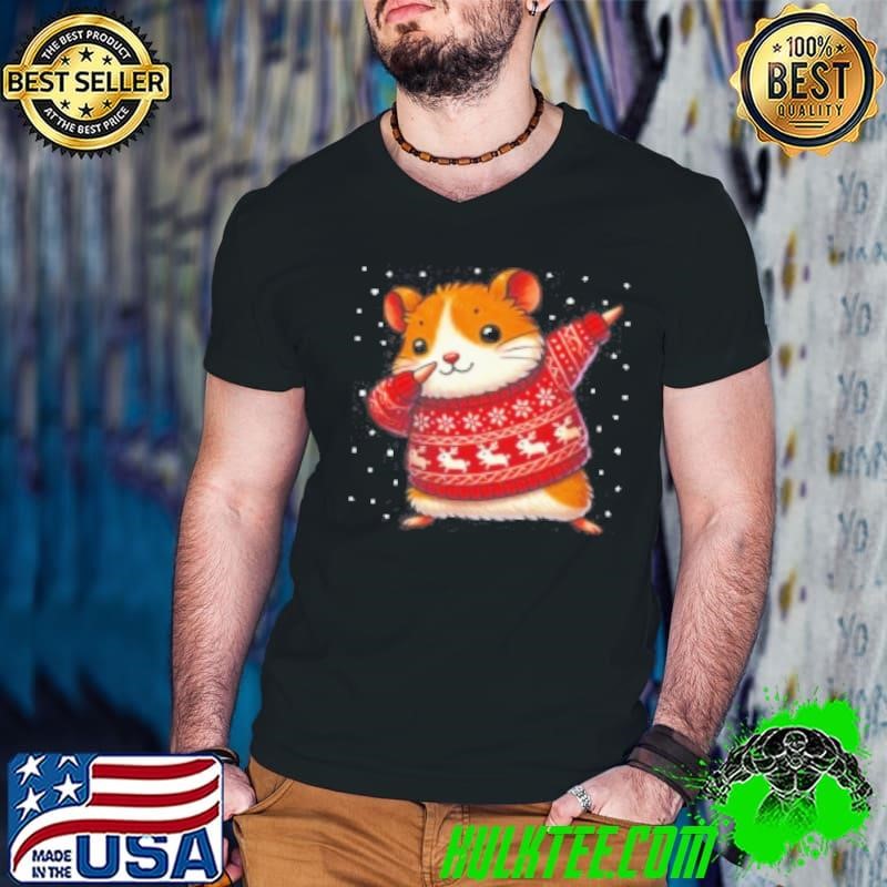Christmas Hamster Lover Funny Hamster Ugly Christmas Shirt