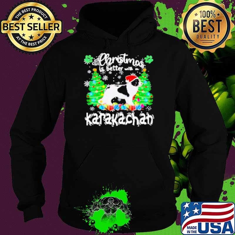 Christmas Is Better With A Karakachan Dog Hoodie