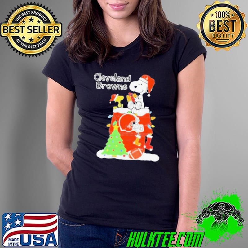 Christmas snoopy cleveland browns 2024 Shirt