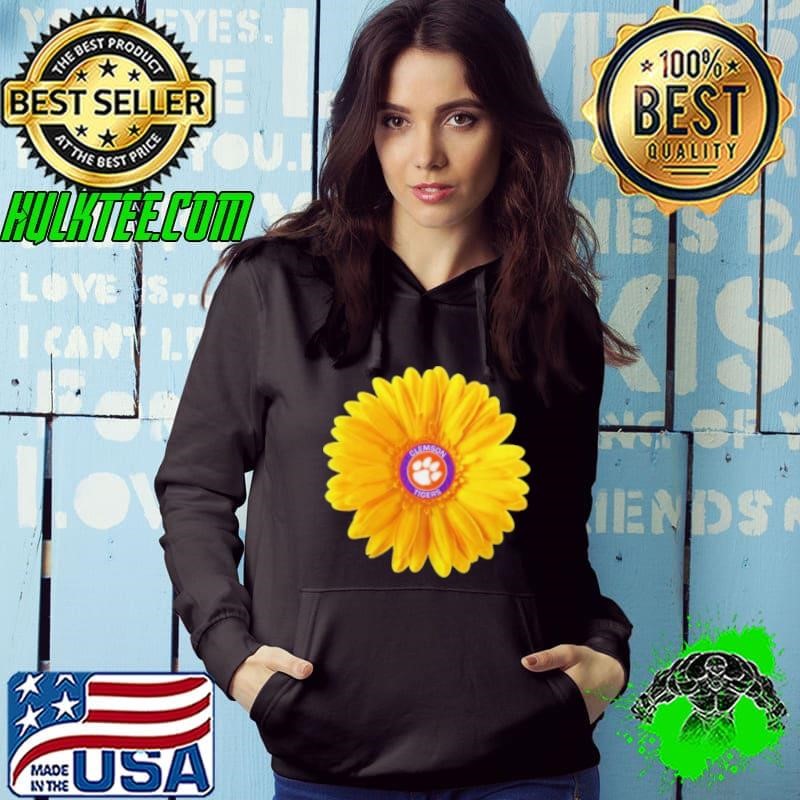 Clemson Tigers Football Sunflower Hoodie