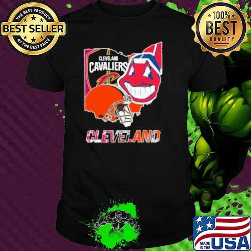 Cleveland Cavaliers Cleveland India And Cleveland Browns Cleveland Logo 2024 shirt