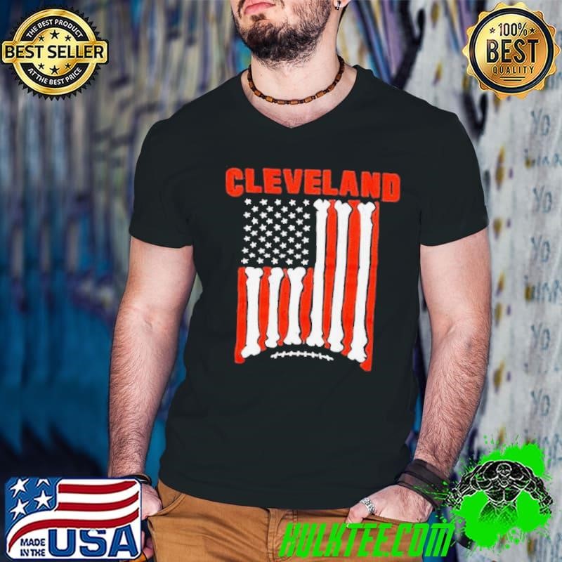 Cleveland Football Flag Guys V Neck