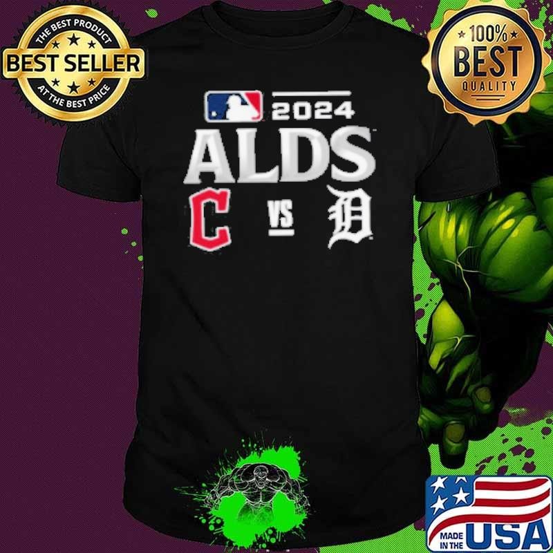Cleveland Guardians vs. Tigers 2024 ALDS Matchup Set Logo Shirt