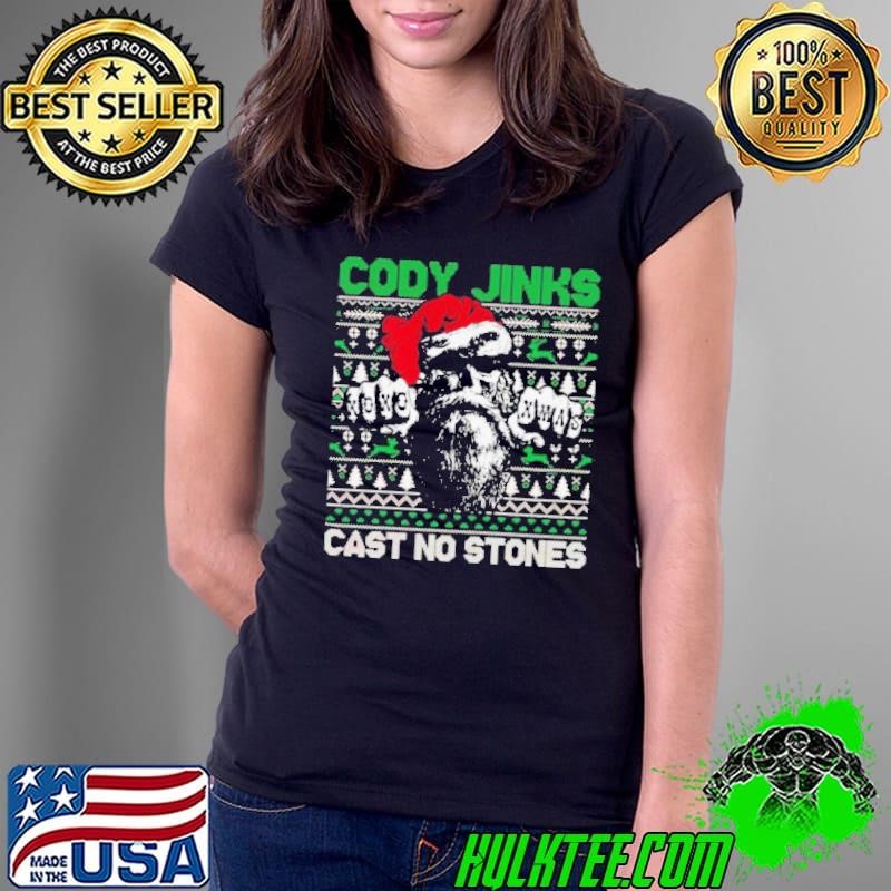 Cody Jinks Cast No Stones Ugly Christmas Ladies Tee