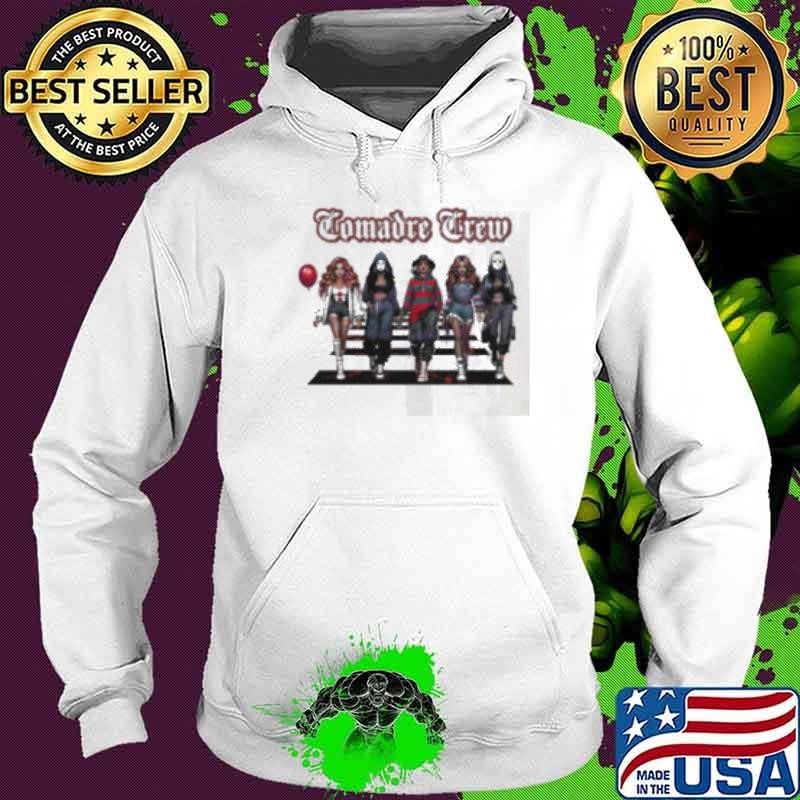 Comadre Crew Girly Horror Movie Character Halloween Hoodie