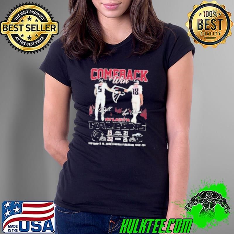 Comeback Win Atlanta Falcons September 16, 2024 Lincoln Financial Field, Phi Signatures Shirt