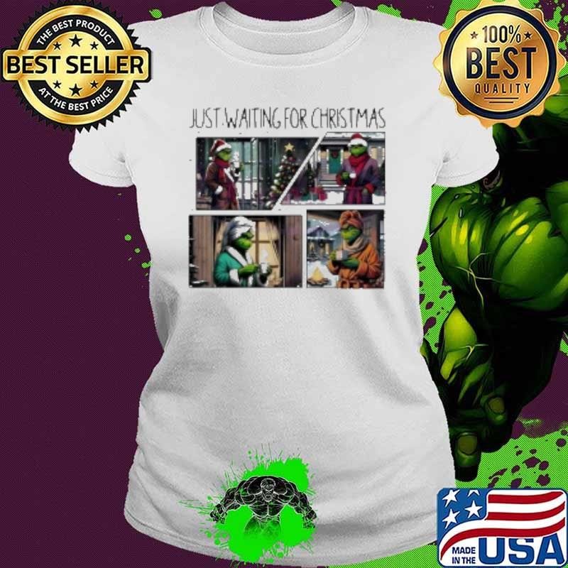 Cozy Grinch just waiting for Christmas Shirt