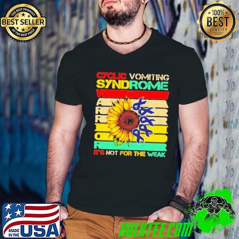 Cyclic Vomiting Syndrome Warrior It Is Not For The Weak Sunflower Guys V Neck