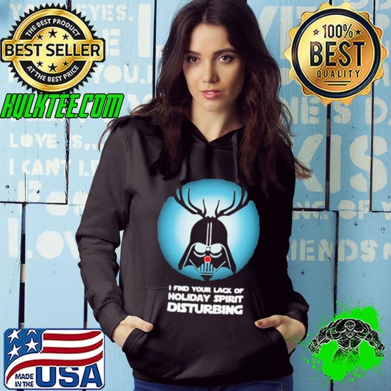 Darth Vader Reindeer I find your lack of holiday spirit disturbing Christmas shirt