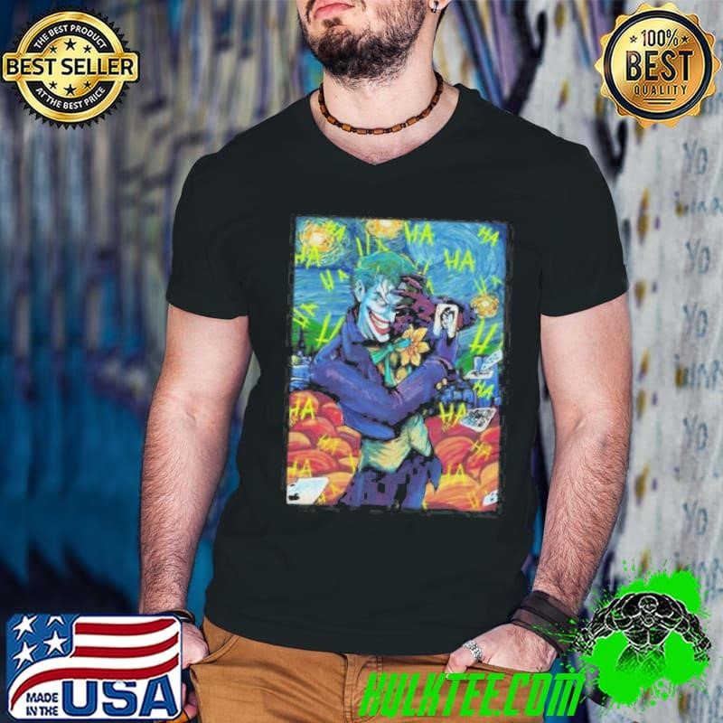 Dc Comics The Joker Starry Night Style Portrait shirt