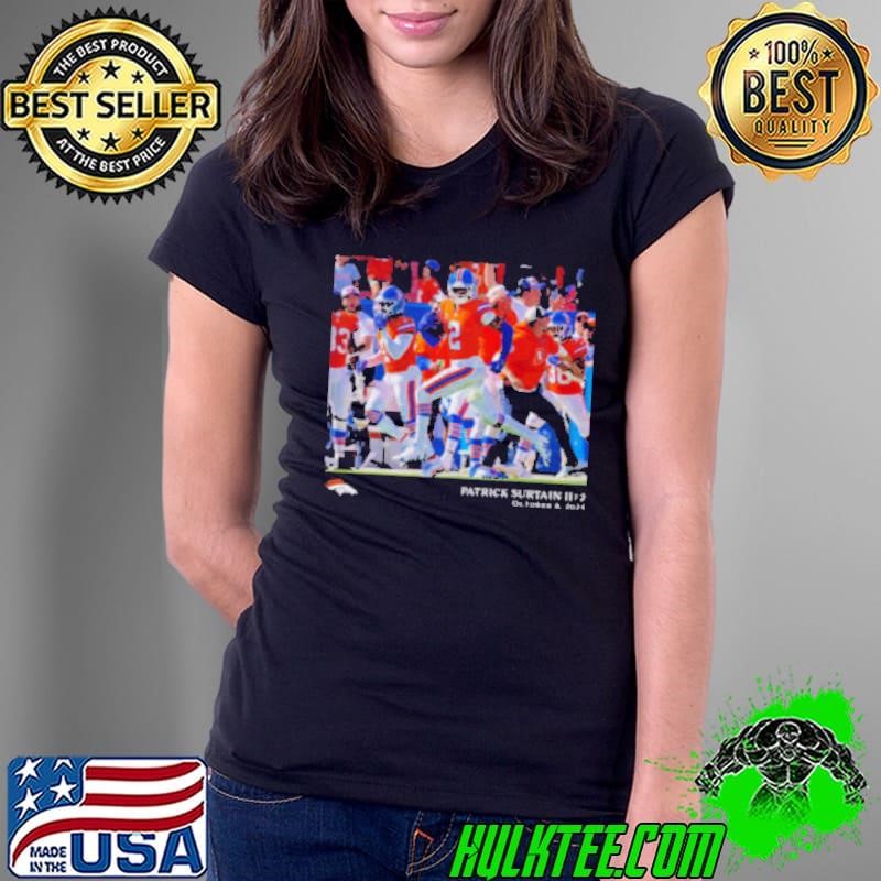 Denver Broncos Patrick Surtain II Black NFL Flash Features Week 5 Shirt