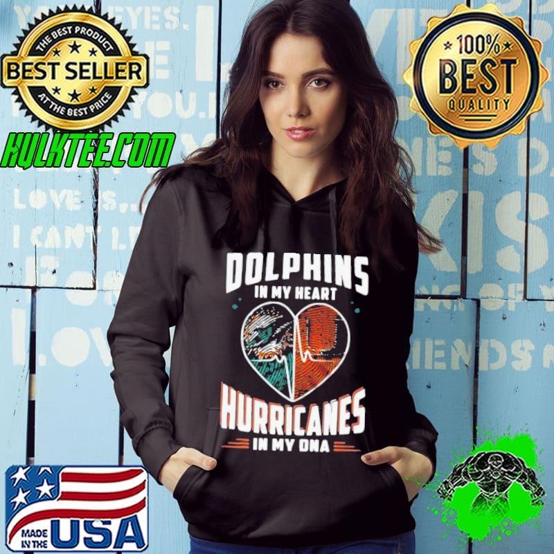 Dolphins In My Heart Hurricanes In My DNA Hoodie