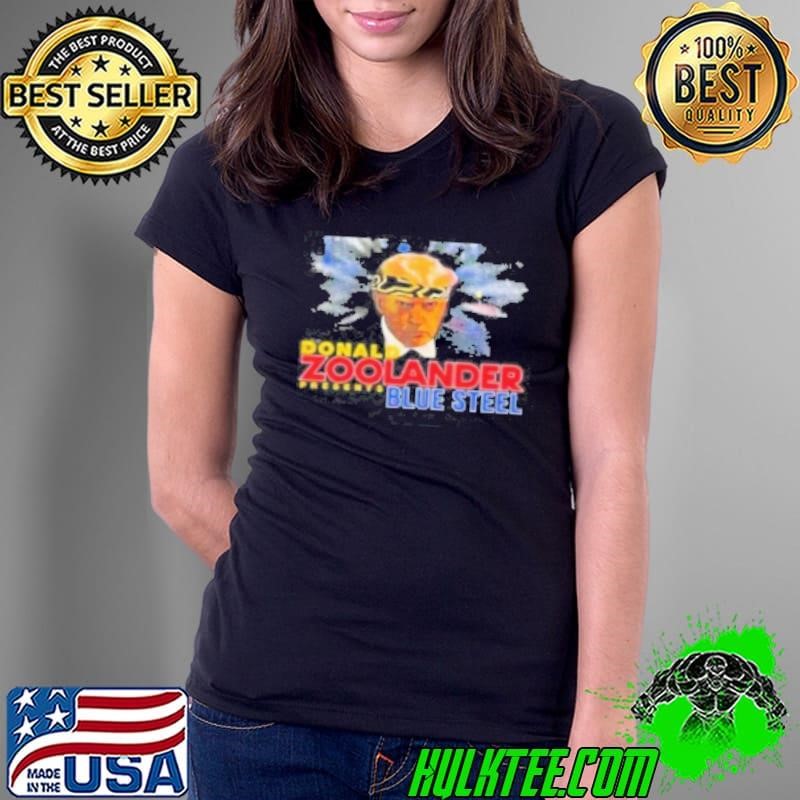 Donald Zoolander Presents Blue Steel Ladies Tee