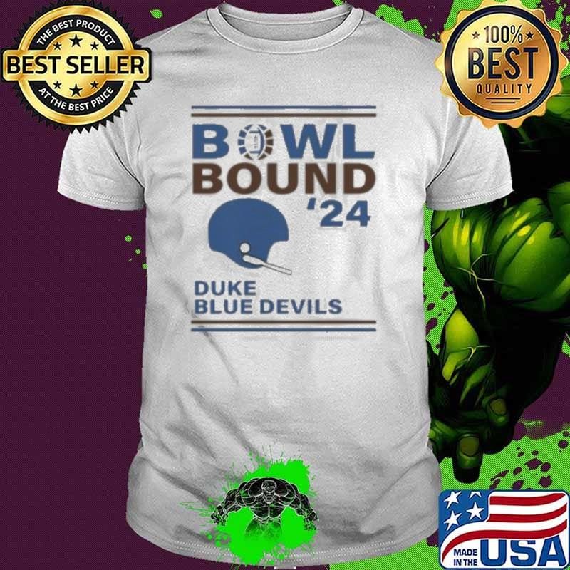 Duke Blue Devils 2024 Bowl Bound Helmet Shirt