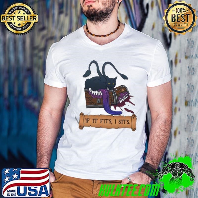 Dungeons And Cats If It Fits 1 Sits shirt