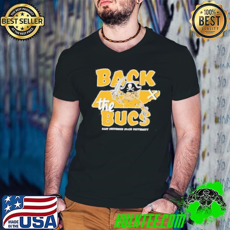 East Tennessee State Buccaneers football back the bucs shirt