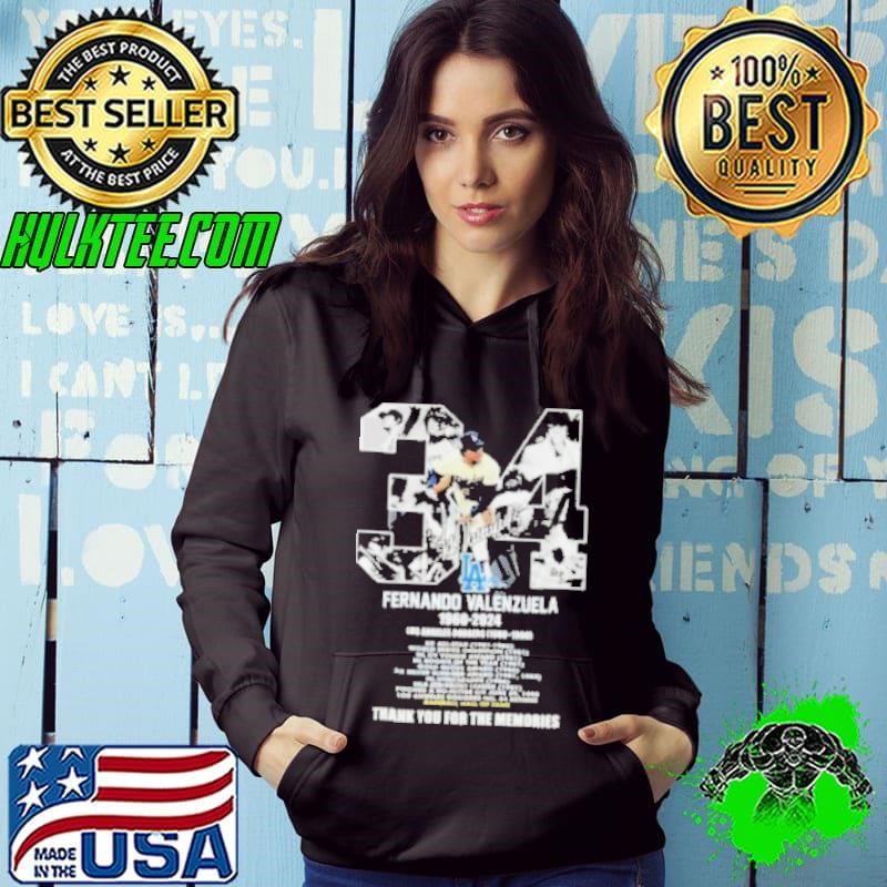 Fernando Valenzuela 1960 2024 Baseball Hall Of Fame Thank You For The Memories Hoodie