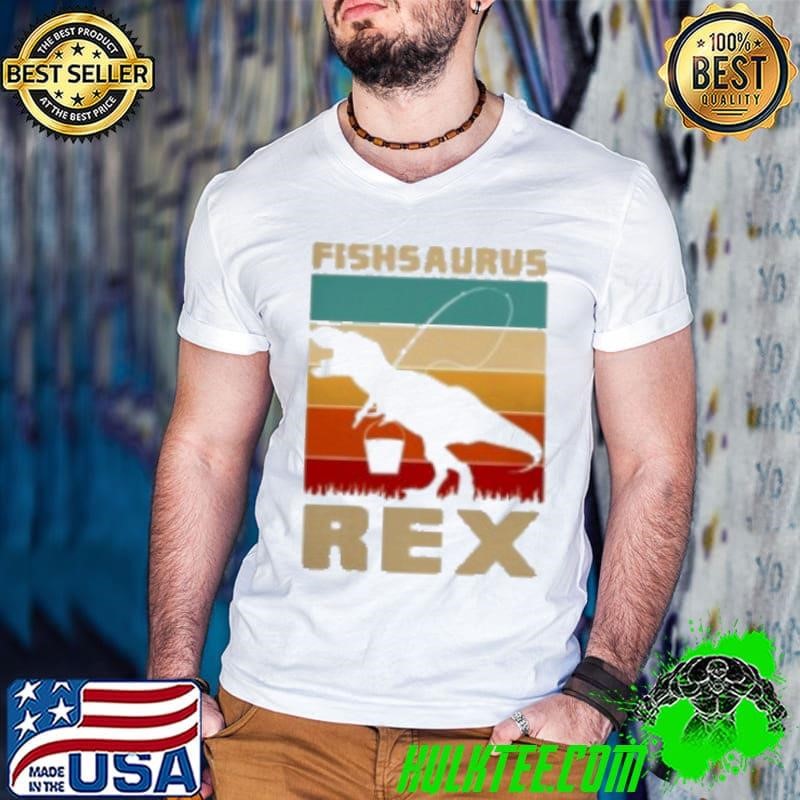 Fishsaurus Rex Guys V Neck