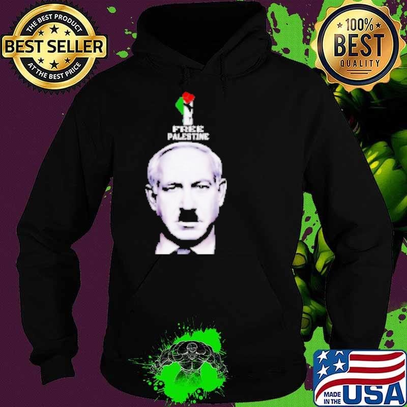 Free Palestine Gaza End The Occupation Genocide Hitler Support Humour Hoodie
