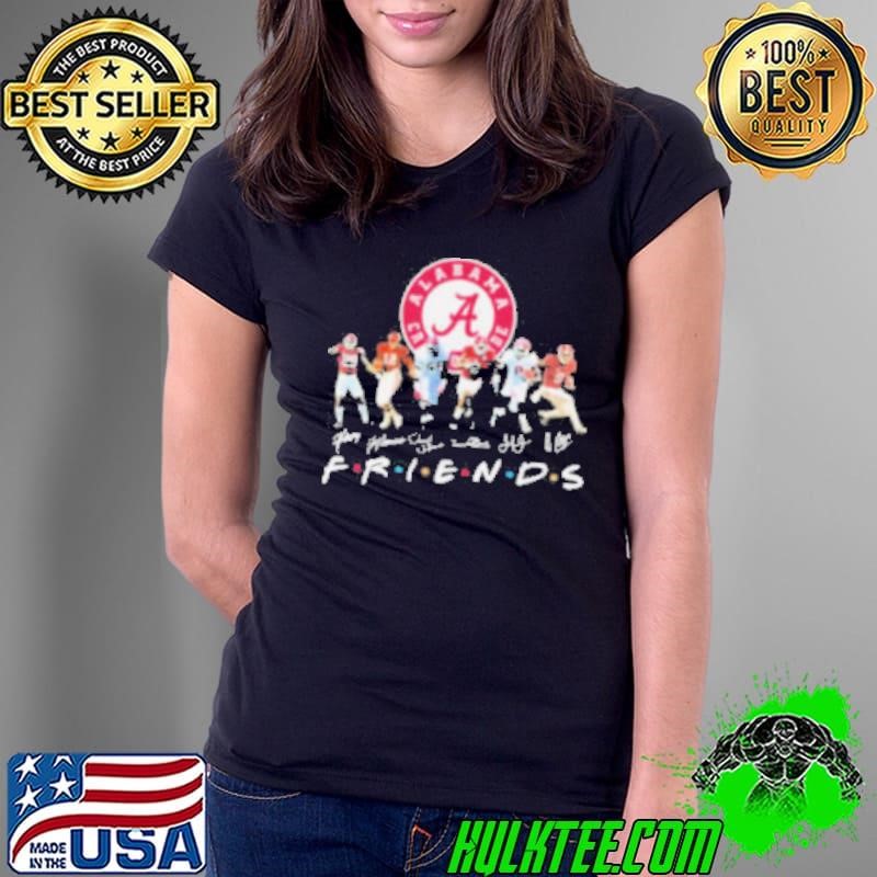 Friends Alabama Crimson Tide Players Signatures Shirt
