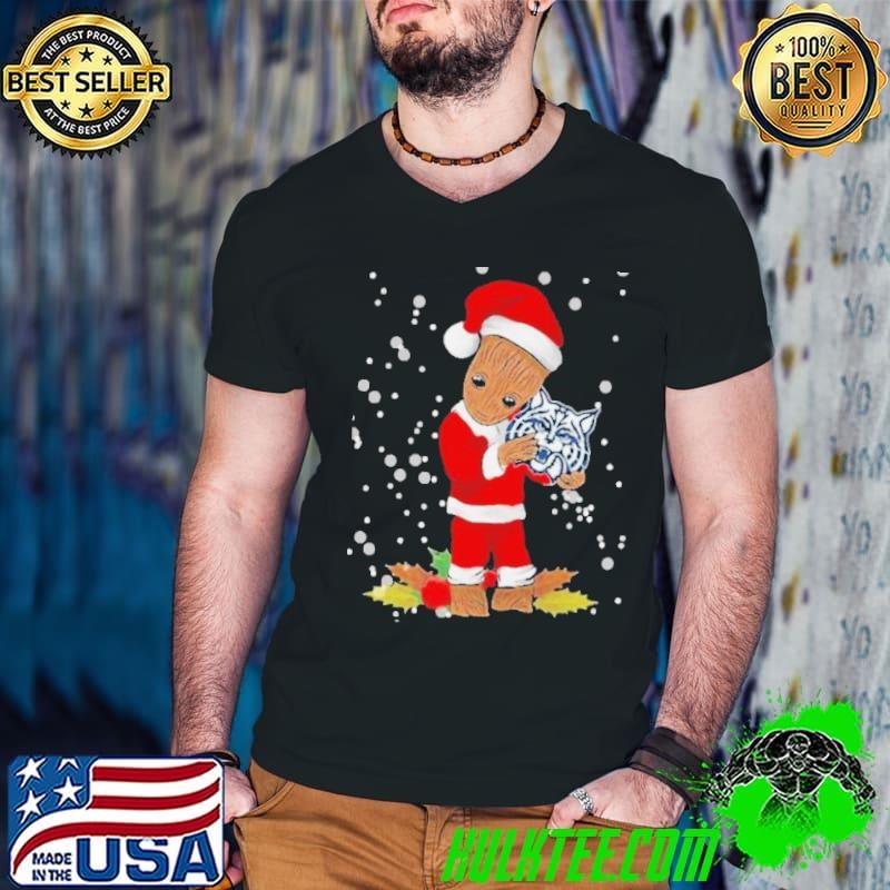 Funny Baby Groot Santa Hug Arizona Wildcats Christmas shirt