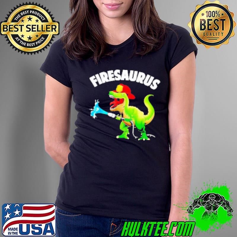 Future firefighter art for fire department fireman cartoon Ladies Tee
