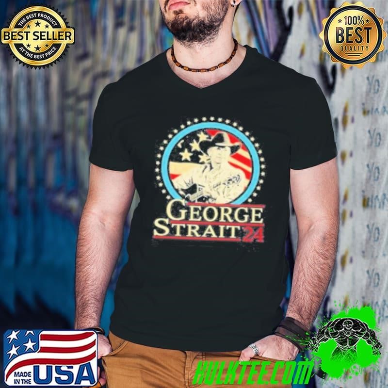 George Strait Fans Gift Graphics American Flag Shirt