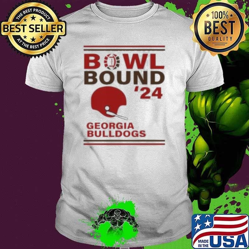 Georgia Bulldogs 2024 Bowl Bound Helmet Shirt