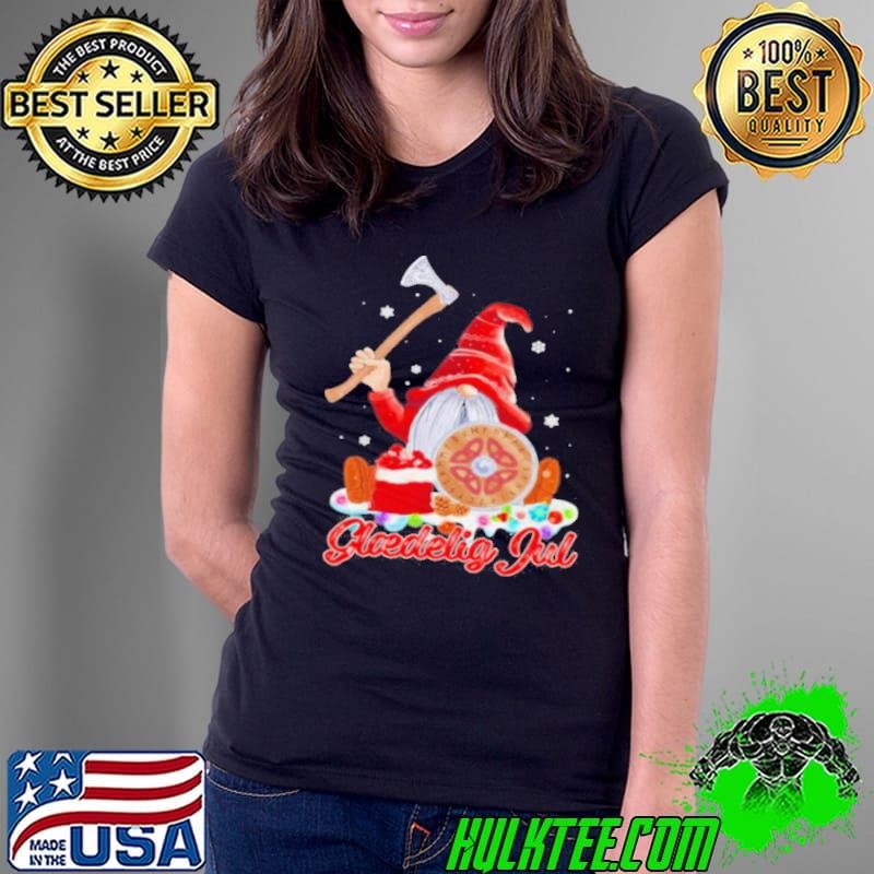 Gnome Viking glaedelig Jul Ladies Tee