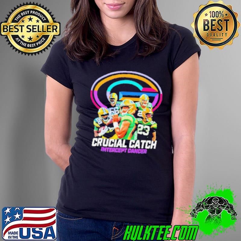 Green Bay Packers Crucial Catch Intercept Cancer NFL shirt