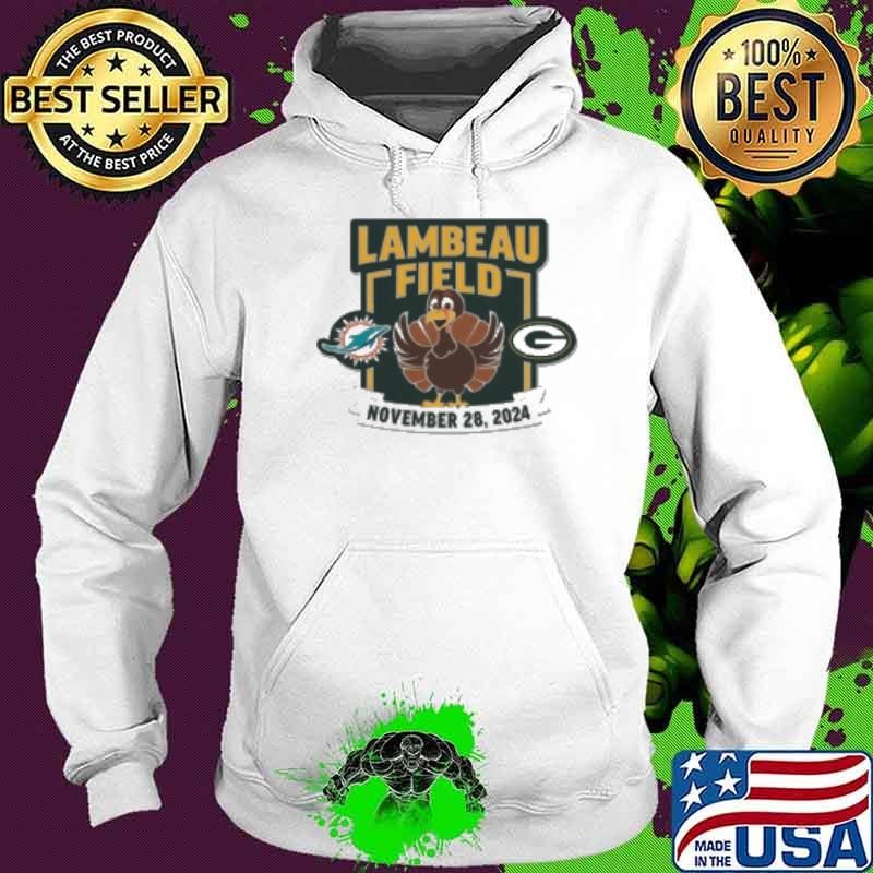 Green Bay Packers vs Miami Dolphins Lambeau Field November 28 2024 Matchup Hoodie