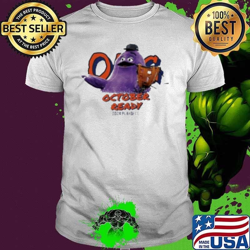 Grimace Omg New York Mets October Ready 2024 Playoffs Shirt