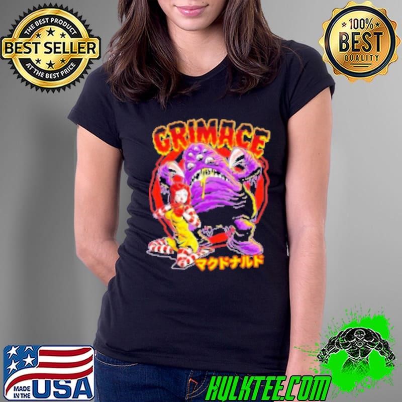 Grimace monster cartoon halloween Shirt