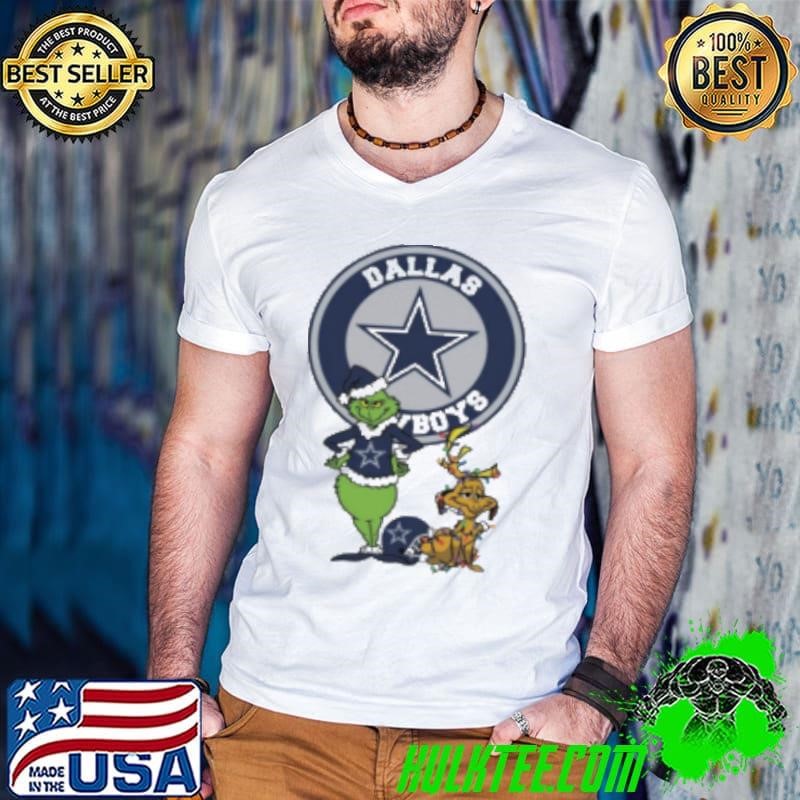 Grinch And Max Dallas Cowboys Merry Christmas 2024 Shirt