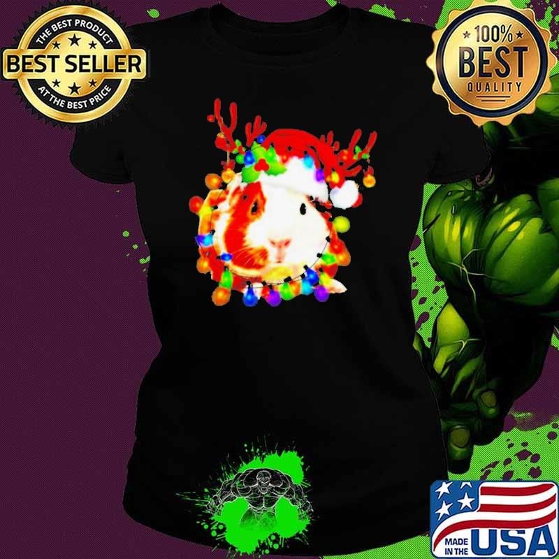 Guinea Pig reindeer Christmas shirt