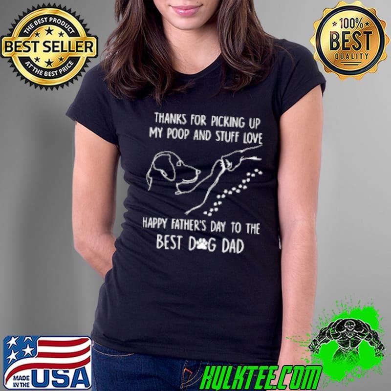 Happy Father's Day To The Best Dog Dog Ladies Tee