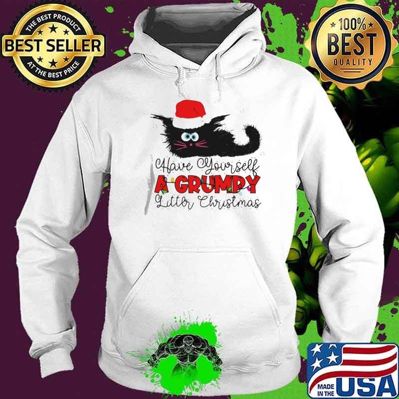 Have Yourself A Grumpy Litter Christmas Funny Christmas Cat Hoodie
