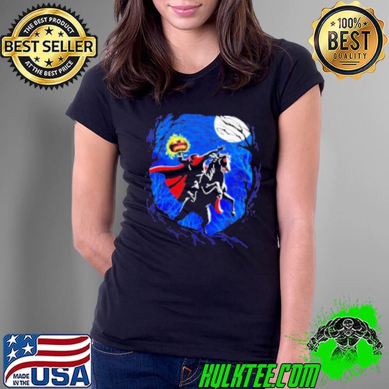 Headless Horseman pumpkin head Halloween Shirt