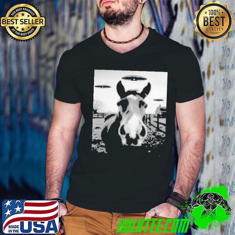 Horse Under The UFO Guys V Neck