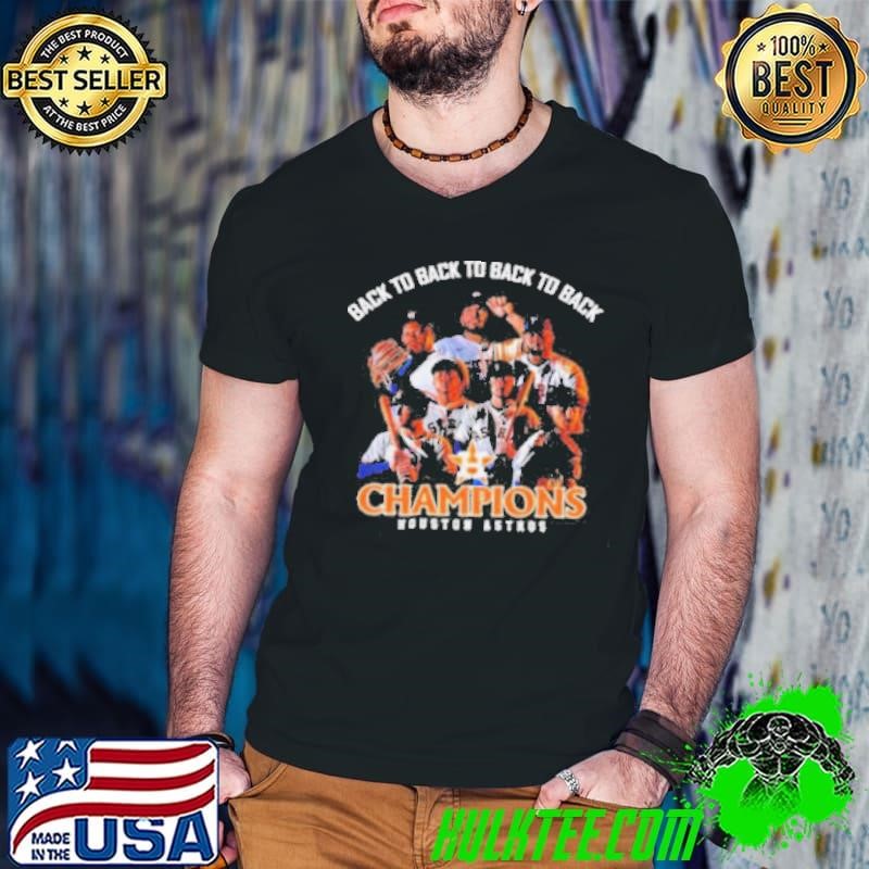 Houston Astros 2024 AL West Division Champions Back 4 Back Shirt