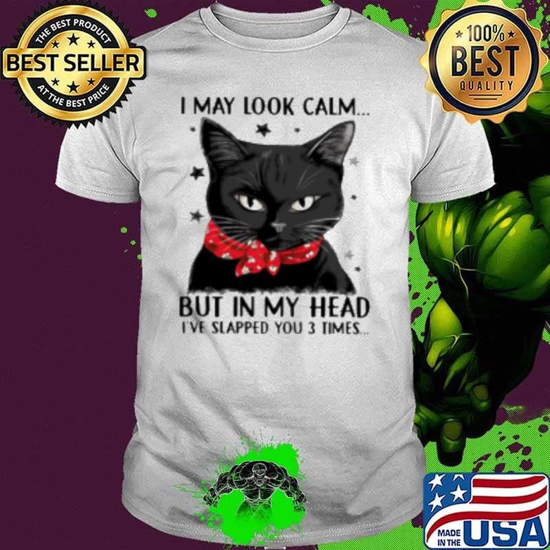 I May Look Calm But In My Head I've Slapped You 3 Times Shirt
