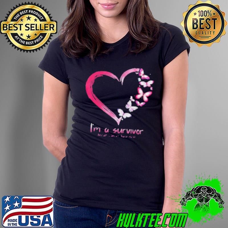 I'm A Survivor Breast Cancer Awareness Ladies Tee